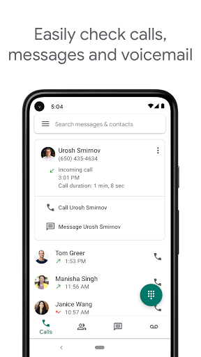 Google Voice Screenshots