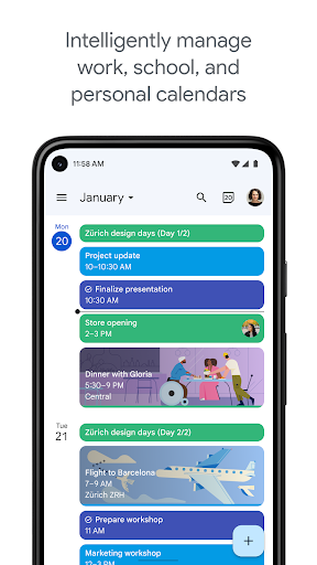 Google Calendar Screenshots