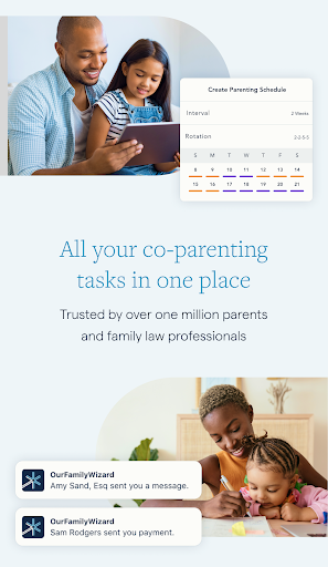 OurFamilyWizard Co-Parent App Screenshots