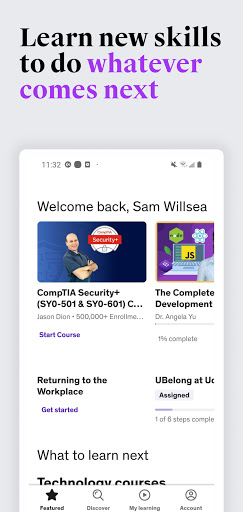 Udemy Business Screenshots