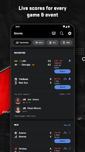 ESPN Screenshots