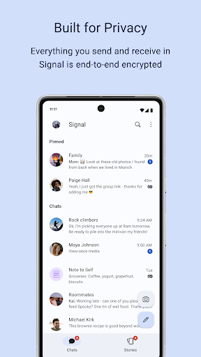 Signal Private Messenger Screenshots