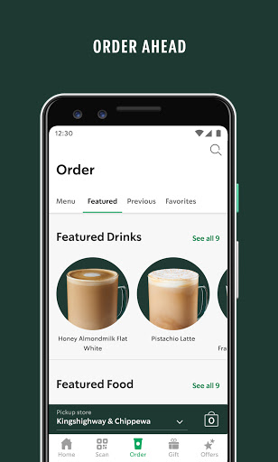 Starbucks Screenshots