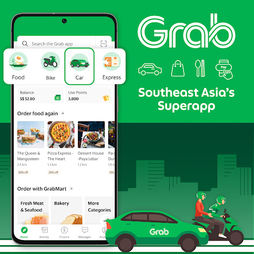 Grab - Taxi & Food Delivery Screenshots