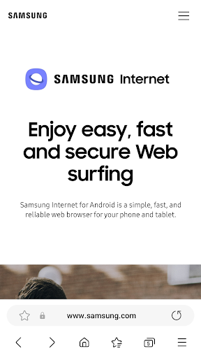 Samsung Internet Browser Screenshots