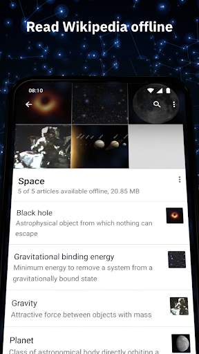Wikipedia Screenshots