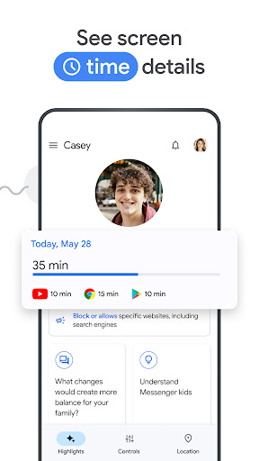 Google Family Link Screenshots