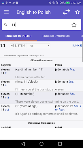 WordReference.com dictionaries Screenshots