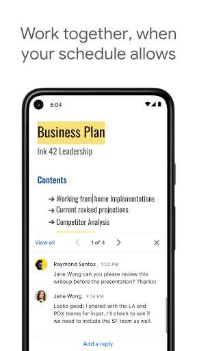 Google Docs Screenshots