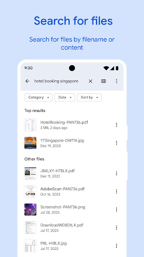 Files by Google Screenshots