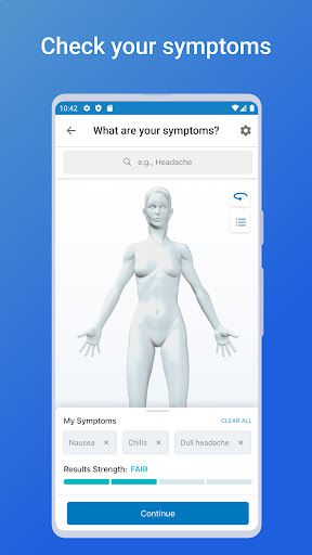 WebMD: Symptom Checker Screenshots