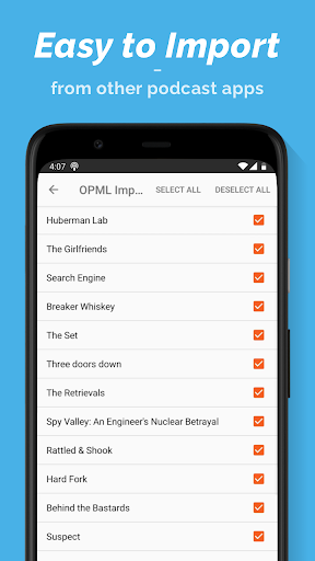 Podcast Player Screenshots