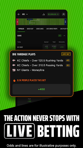 DraftKings Sportsbook & Casino Screenshots