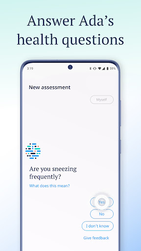 Ada – check your health Screenshots