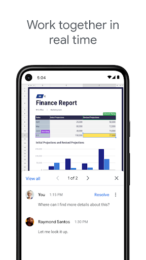 Google Sheets Screenshots