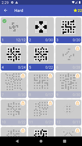 English Crossword puzzle Screenshots