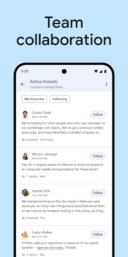 Google Chat Screenshots