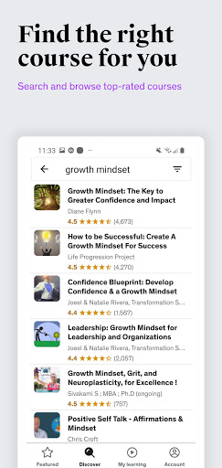 Udemy Business Screenshots