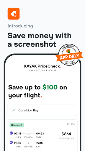 KAYAK: Flights, Hotels & Cars Screenshots
