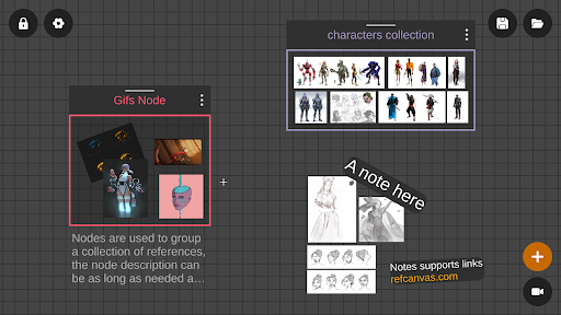 RefCanvas: Reference Board Screenshots
