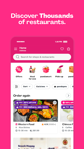 foodpanda: food & groceries Screenshots