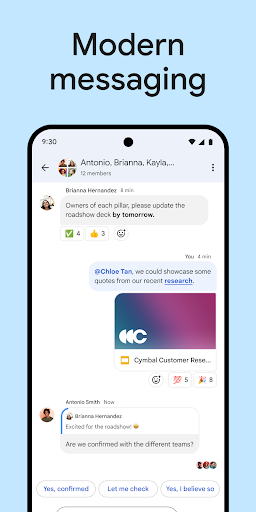 Google Chat Screenshots