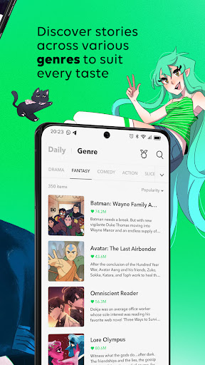 WEBTOON: Manga, Comics, Manhwa Screenshots