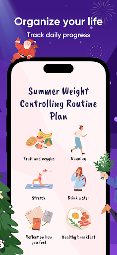 Me+ Lifestyle Routine Screenshots