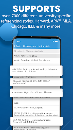 Easy Referencing - Citation Screenshots