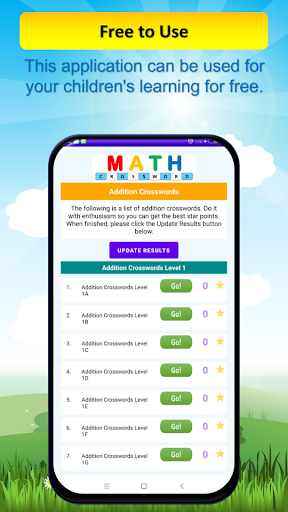 Math Crossword Puzzles Screenshots