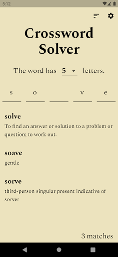 Crossword Solver Screenshots