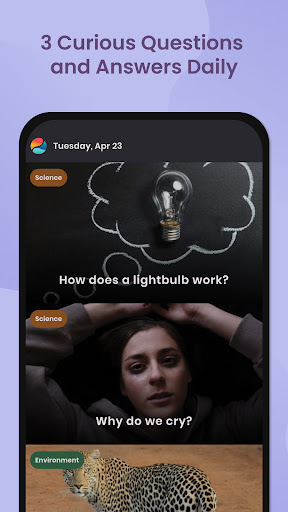 Curious Mind - Daily Knowledge Screenshots