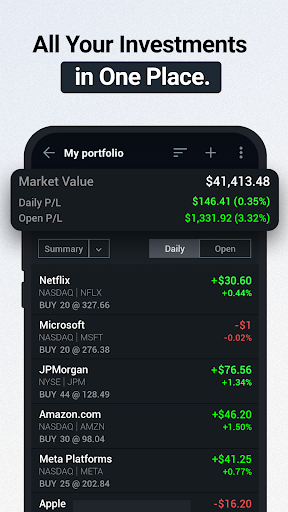 Investing.com: Stock Market Screenshots