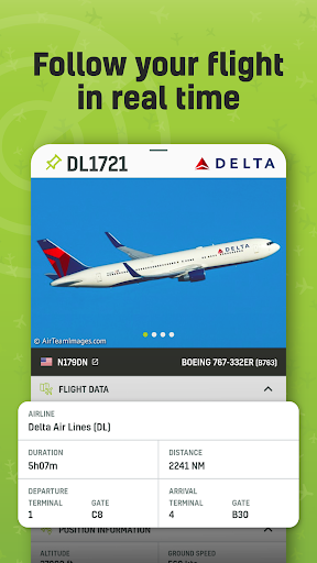 AirNav Radar · Flight Tracker Screenshots