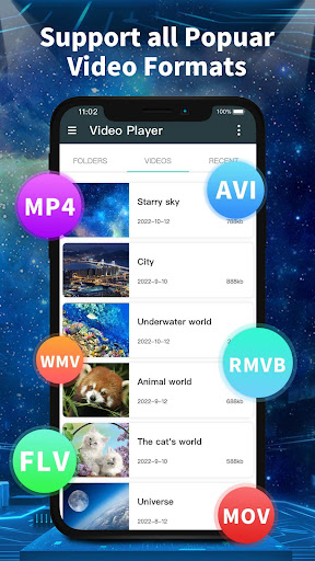 Video Player for Android Screenshots