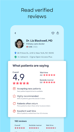 Zocdoc - Find and book doctors Screenshots