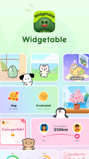 Widgetable: Adorable Screen Screenshots