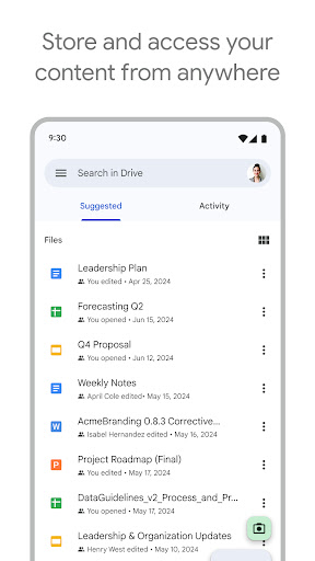 Google Drive Screenshots