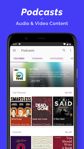 Podcast Player Screenshots