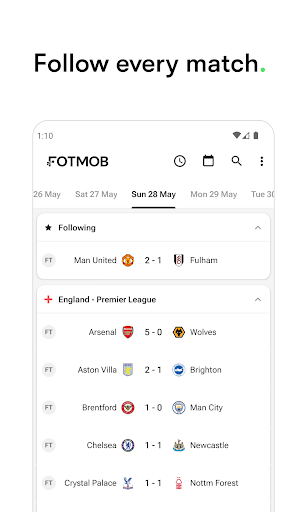 FotMob - Soccer Live Scores Screenshots