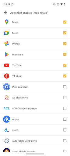 Auto-rotate Control Pro Screenshots