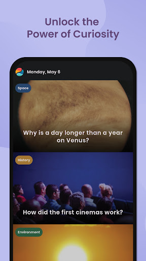 Curious Mind - Daily Knowledge Screenshots