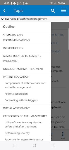 UpToDate Screenshots
