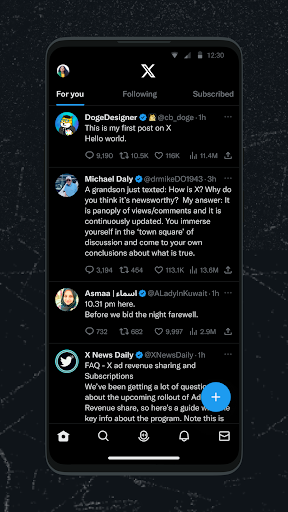X Screenshots