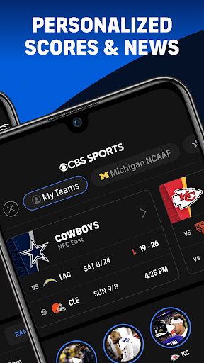 CBS Sports App: Scores & News Screenshots