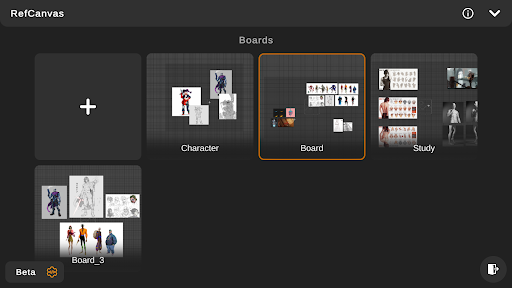 RefCanvas: Reference Board Screenshots