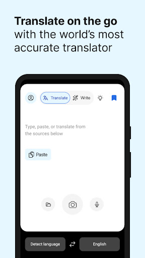 DeepL: translate & write Screenshots