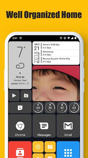 Square Home Screenshots