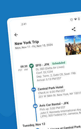 TripIt: Travel Planner Screenshots