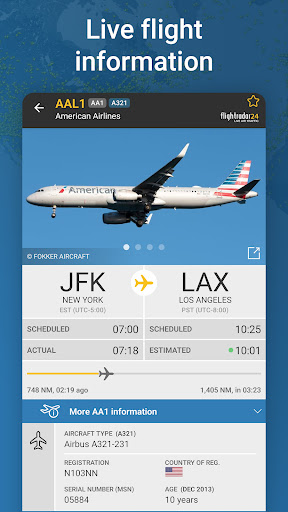 Flightradar24 Flight Tracker Screenshots